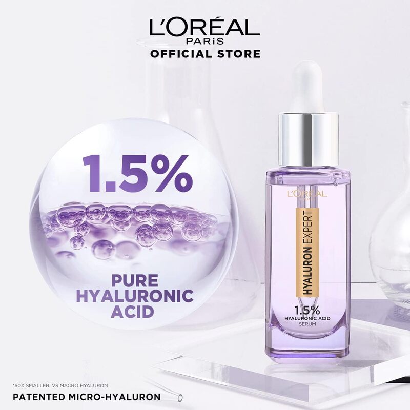 L'Oreal Paris Hyaluron Expert Replumping Face Serum - Hyaluronic Acid Serum 30ml